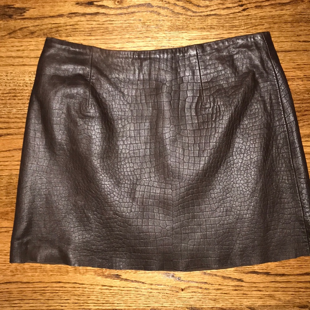Leather Express skirt